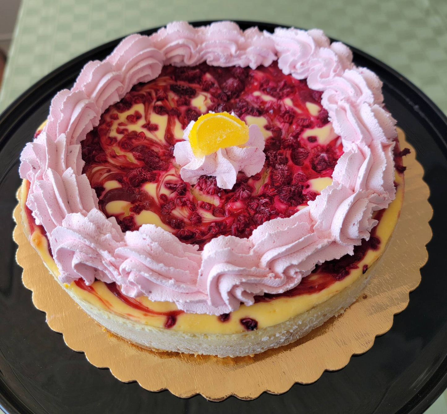 Raspberry Lemon Gourmet - Cheesecake - 8"