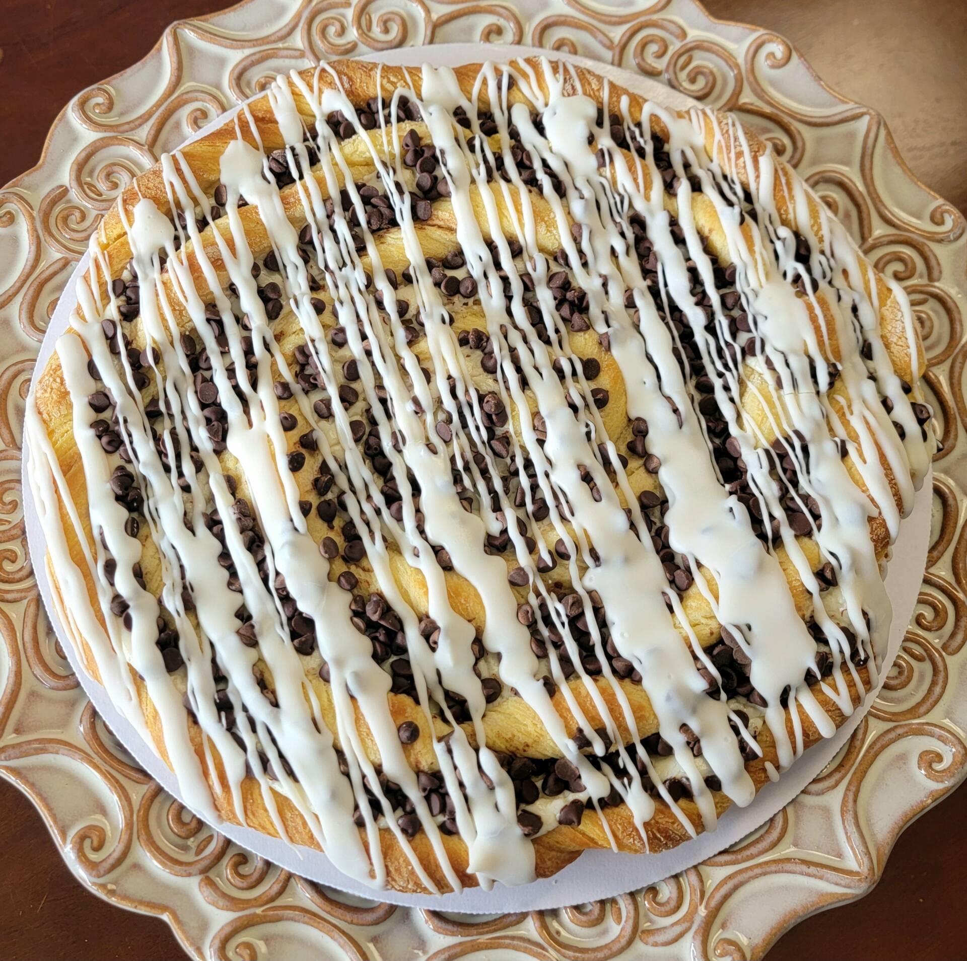Chocolate Chip Cheese Coffee Cake