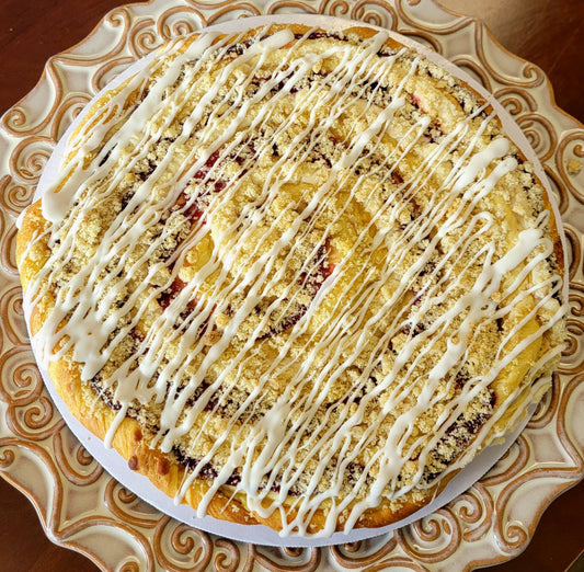 Raspberry Cheese Coffee Cake