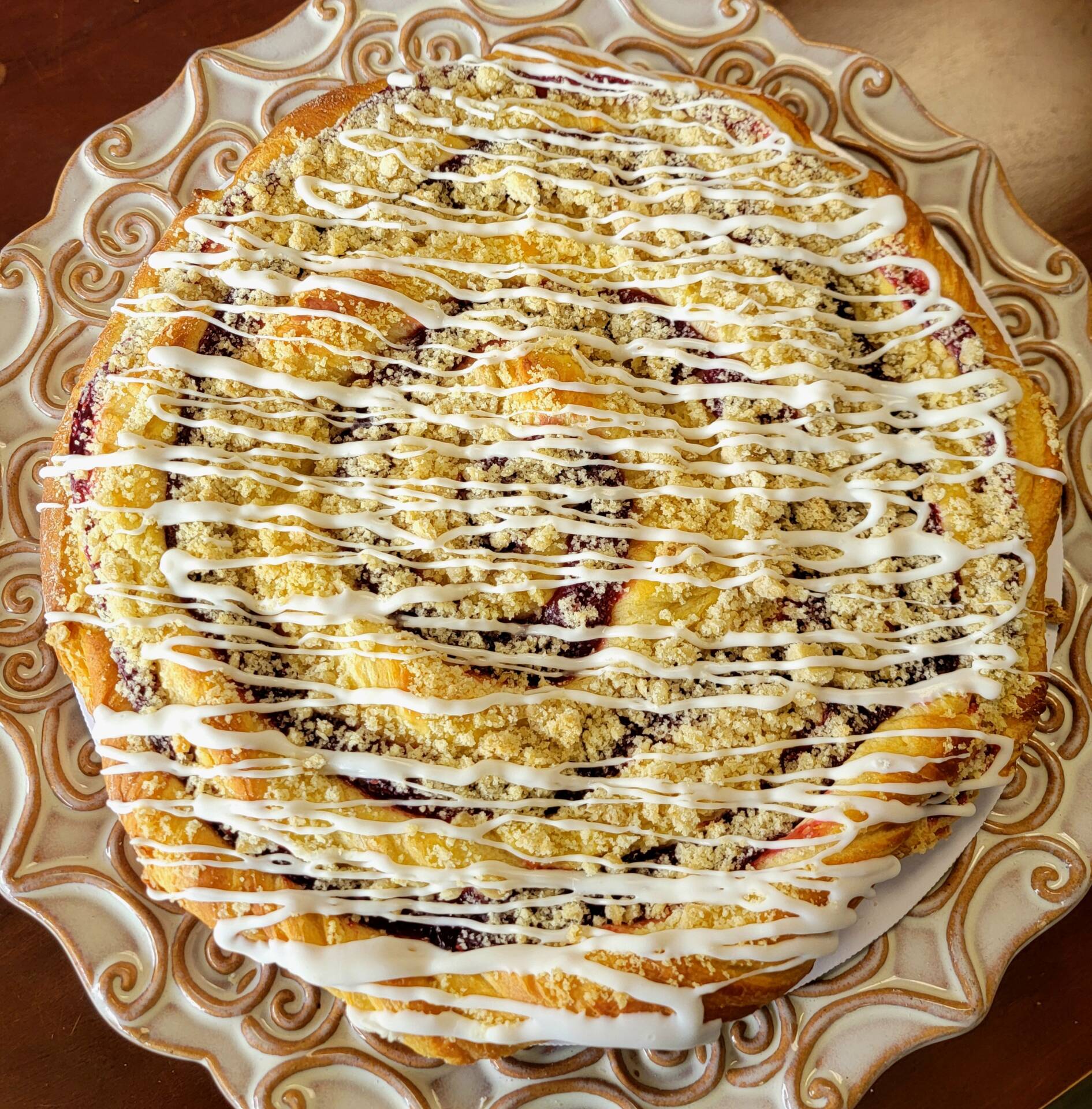 Raspberry Coffee Cake